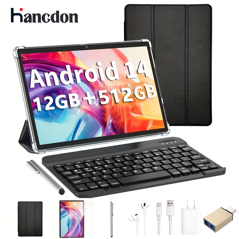 【Teclado e mouse gratuitos】Tablet S12 PLUS 12.8 polegadas 12GB+ 512 GB Bateria de 8800 mAh Tablet Android 5G