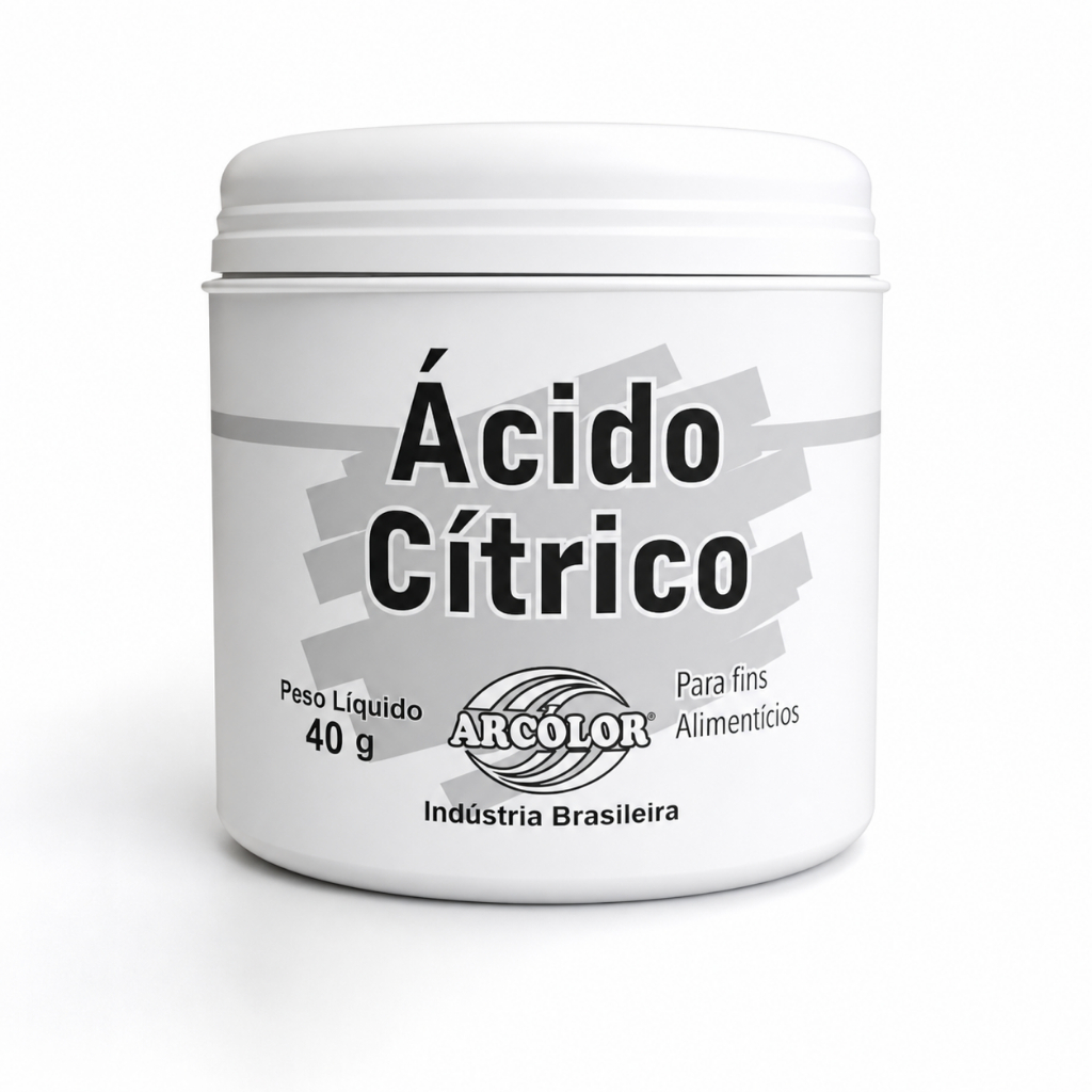 Ácido Cítrico Para Fins Alimentícios 40g Arcolor