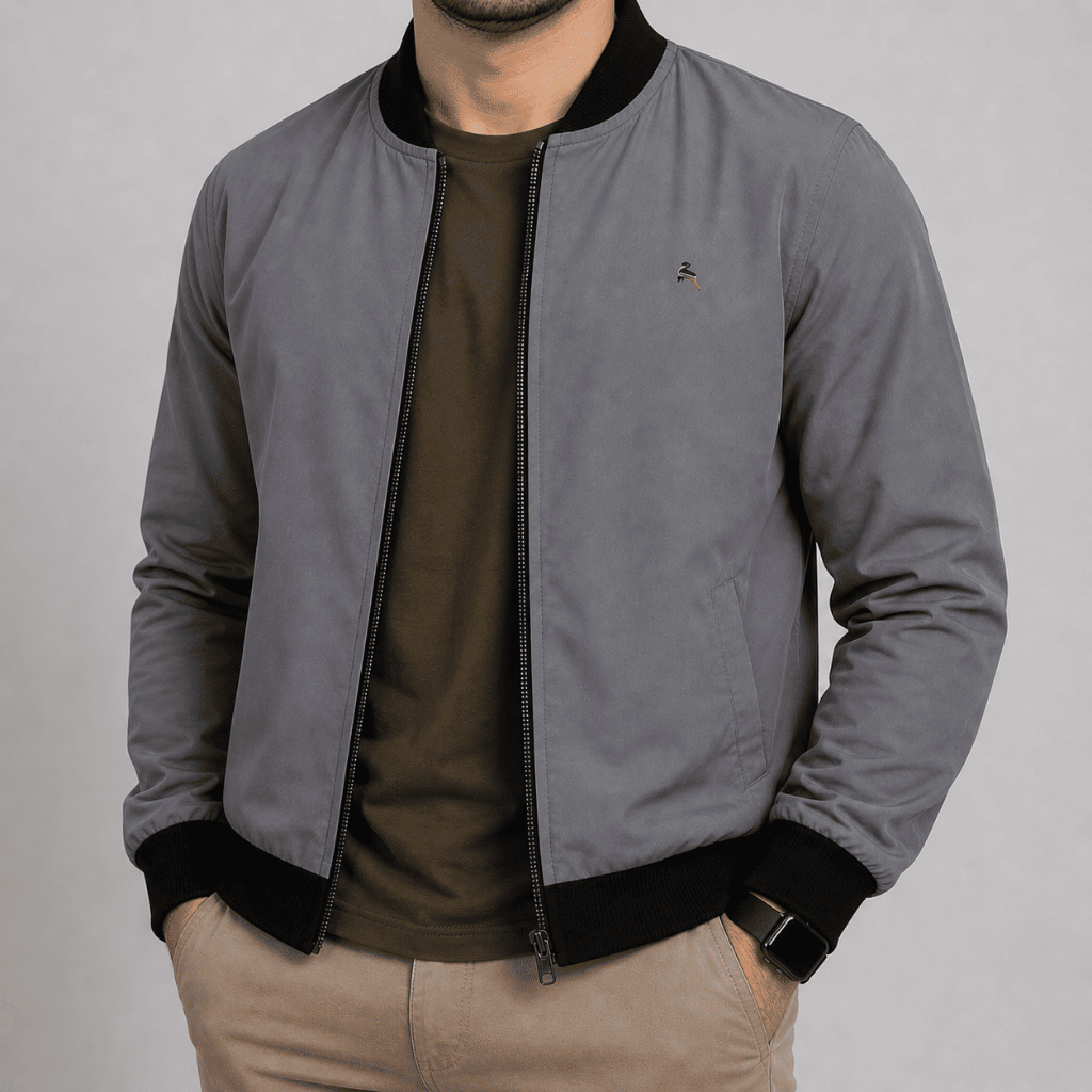 Jaqueta Bomber Casual Frio Inverno Masculina Moderna Confortável Premium