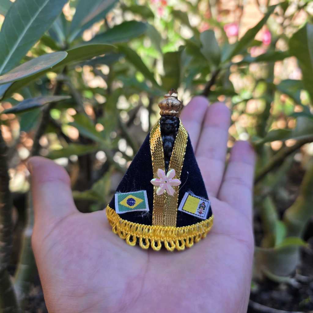 Mini Nossa Senhora Aparecida Decorativa para mesa