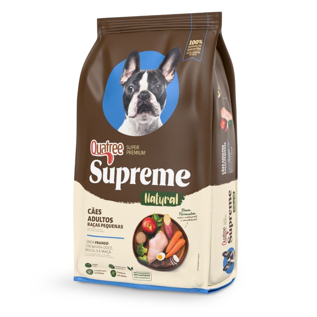 Ração Cachorro Adulto Quatree Supreme Raças Pequenas 3kg