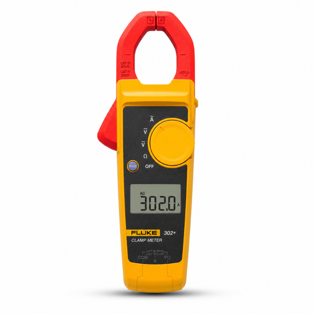 Alicate Amperímetro Fluke 302+ com Bolsa 400a - 600v