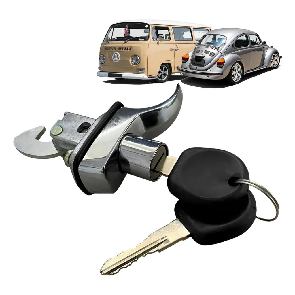 Maçaneta Tampa Motor Fusca 59 a 96 Kombi 75 a 96 Com Chaves