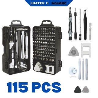 Chaves de Fenda Kit de Precisão com 115 Peças – para Manutenção de Celulares, Notebooks e Tablets