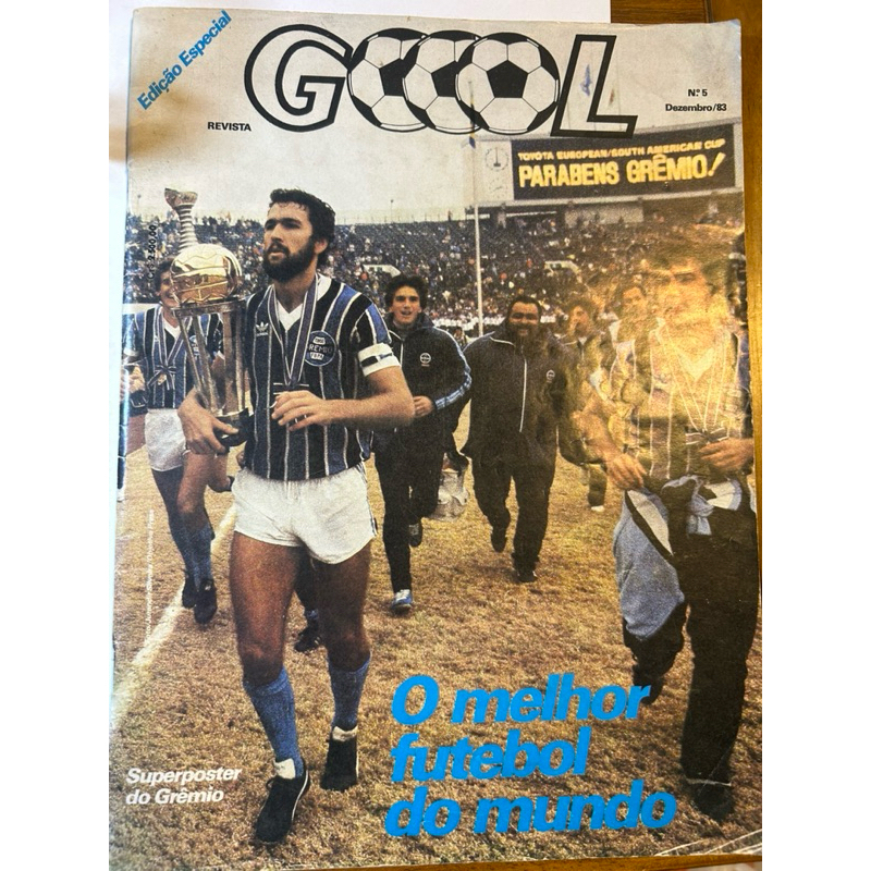 Revista Gol Grêmio campeão do Mundo 1983