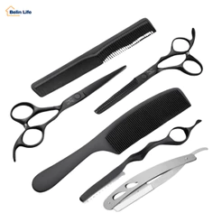 Kit De Cabeleireiro Aço Inoxidável 6 peças