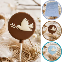 1~10 FORMA SIMPLES PIRULITO DA PAZ CÓD.:1368- (D3) EM ACETATO BWB PARA BOMBOM, DOCES DE CHOCOLATE E CONFEITARIA. (CHOCO)