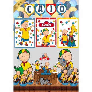 kit só um Bolinho Caillou (caio ) para festa /Aniversário /mêsversários