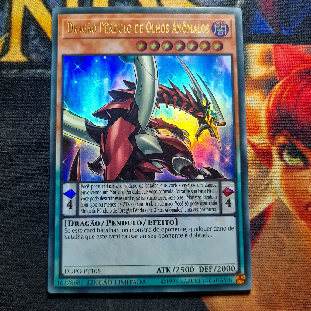 Dragão Pêndulo De Olhos Anômalos - Ultra Raro Foil - Original - Yu-gi-oh / Yugioh