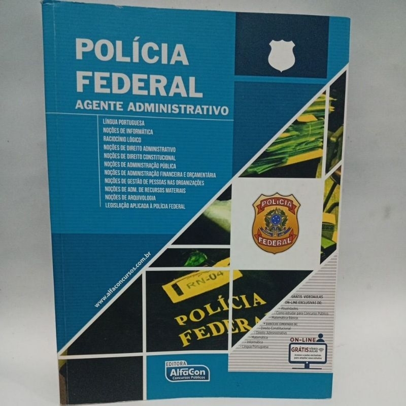 Apostila concurso Policia Federal - Agente Administrativo