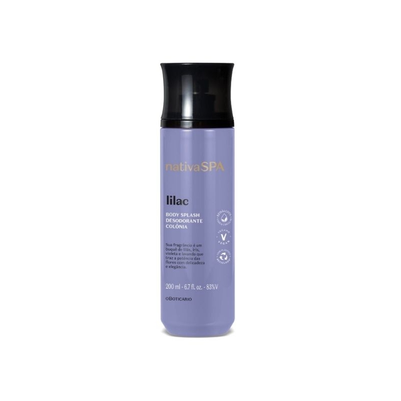 Splash Lilac Nativa SPA 200ml O Boticário