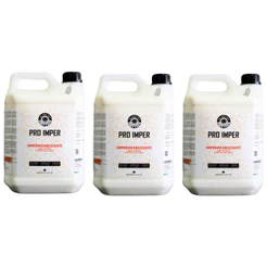 Kit 3 Impermeabilizante De Tecidos Pro Imper Base Água 5l Easytech