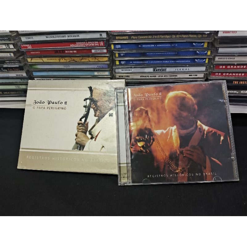 CD JOÃO PAULO - O PAPA PEREGRINO - REGISTROS HISTÓRICOS NO BRASIL - CD Usado conservado - REF:CD 2363