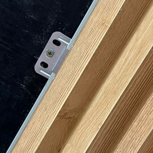 Kit Presilhas de Metal Para painel Ripado | Suporte Invisível | Fácil Instalação