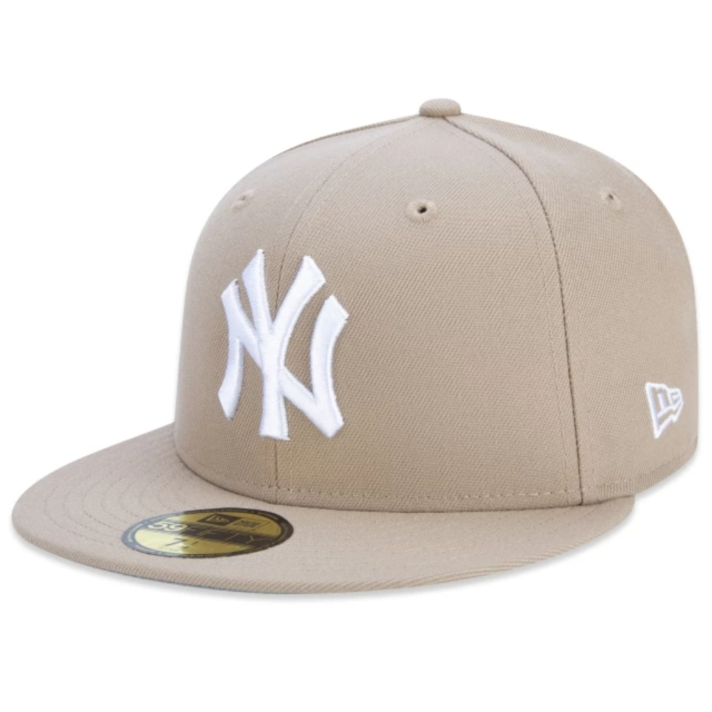 Imagem Boné New Era  59FIFTY New York Yankees MLB Kaki – Original