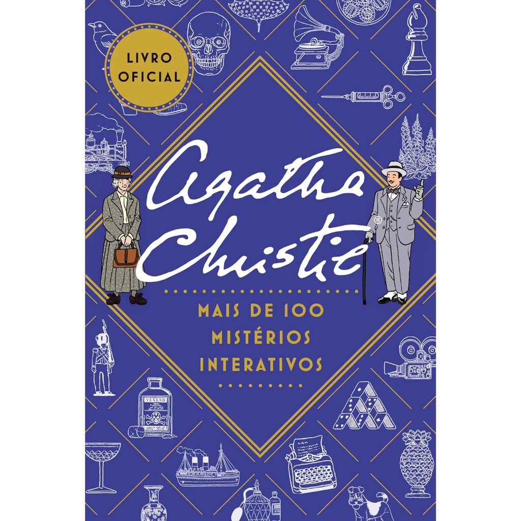 Agatha Christie: mais de 100 mistérios interativos - Livro Jogo (mistério, ação, criminal, suspense)