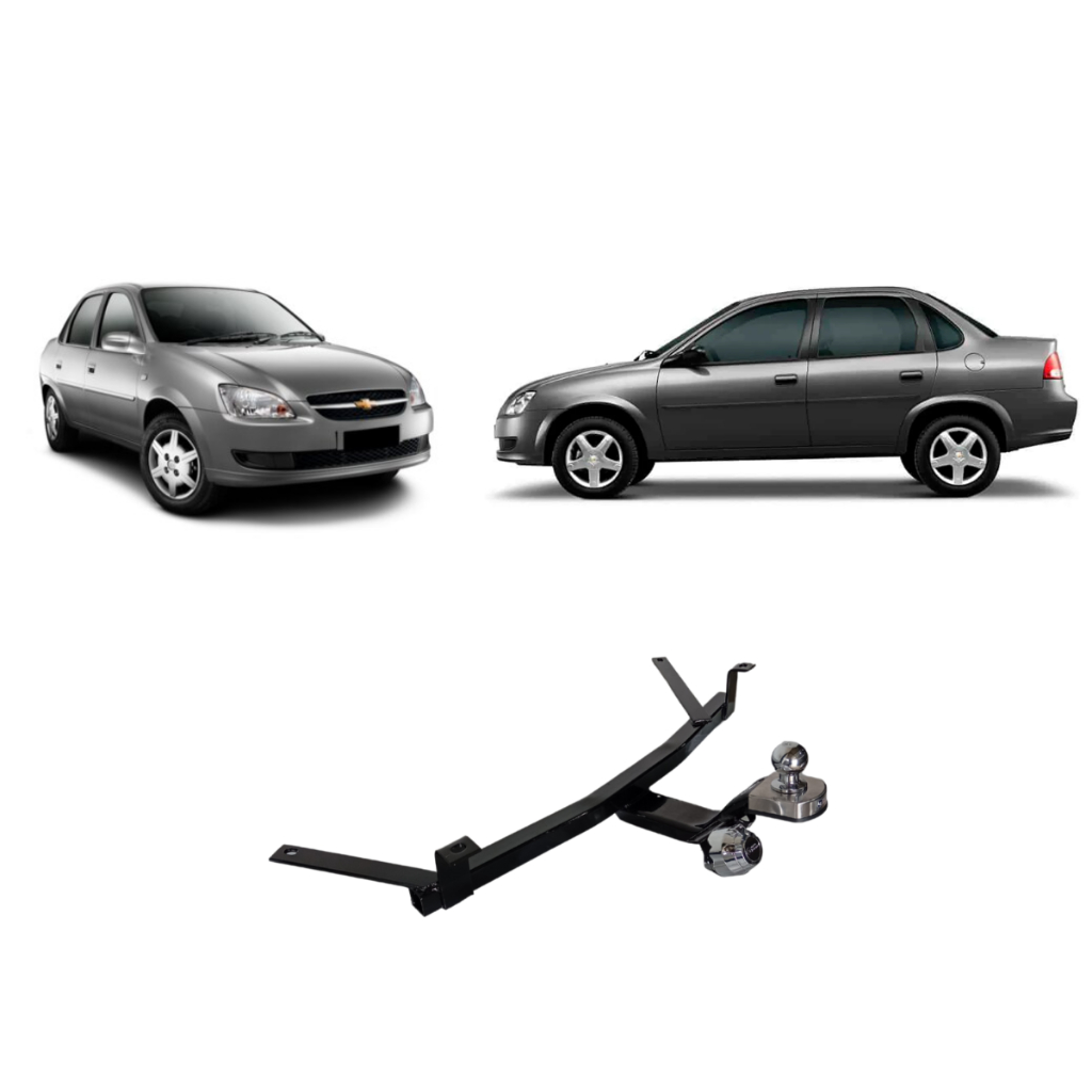 Engate Chevrolet Corsa Sedan Classic 1991 a 2009 Reforcel Reboque Rabicho Protetor 500KG