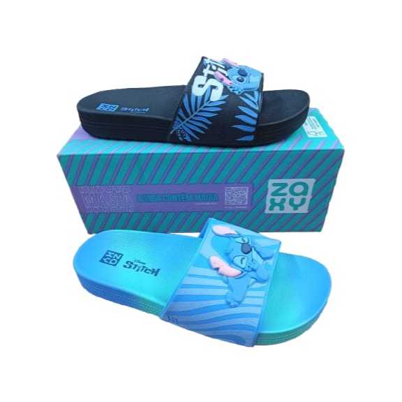 moda feminina zaxy disney slide stitch 33/34 ao 39/40