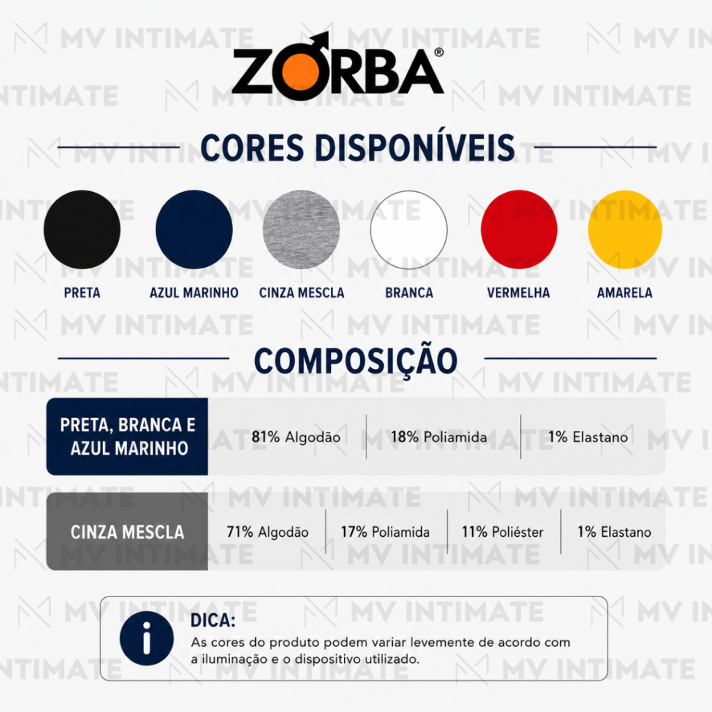 Cueca Boxer Zorba 781 Original Sem Costura em Algodão · foto 2