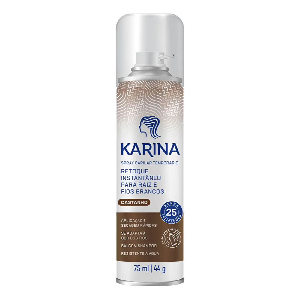 Spray De Retoque Capilar Karina Castanho 75ml