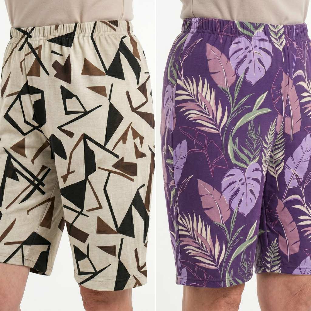 Kit com 2 Bermudas de Senhora – Leves, Confortáveis e Fresquinhas