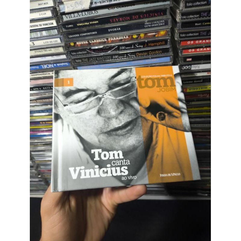 CD TOM JOBIM - TOM CANTA VINICIUS - AO VIVO - REF:CD 2784