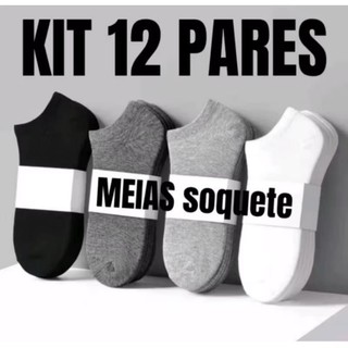 Kits de Meias Soquete Masculina e Feminina  Qualidade Premium