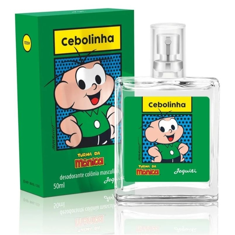 Perfume Cebolinha Desodorante Colônia Jequiti 25ml ou 50ml(Vidro) - Cítrico Bergamota Limão