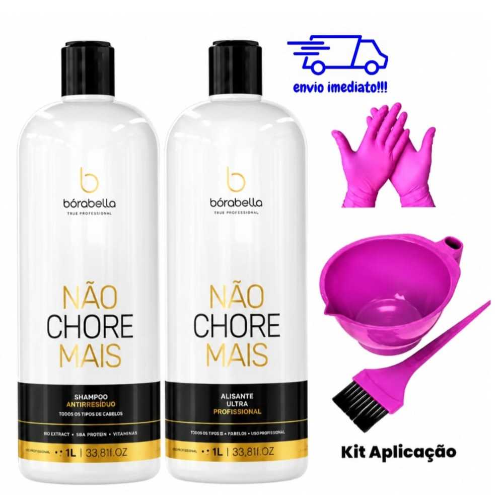 Borabella Não Chore Mais 2x1 Litro + kit aplicação.