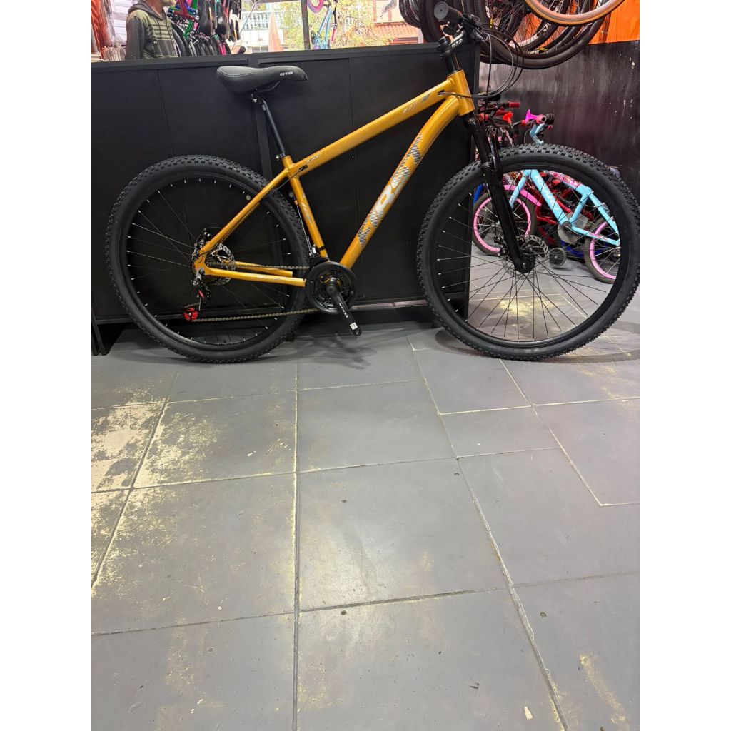 Bicicleta Aro 29 Alumínio FIRST Freio a Disco Suspensão 21v / MTB
