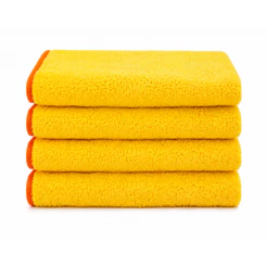 Kit Toalha Microfibra 40x60cm 350GSM Limpeza Automotiva Profissional Alta Absorção Flanela Pano Mágico Tela Vidro Casa