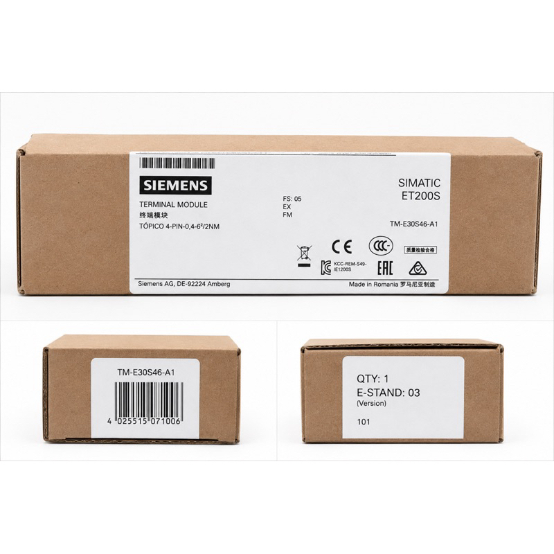 Módulo Terminal Siemens SIMATIC ET200S TM-E30S46-A1 Original