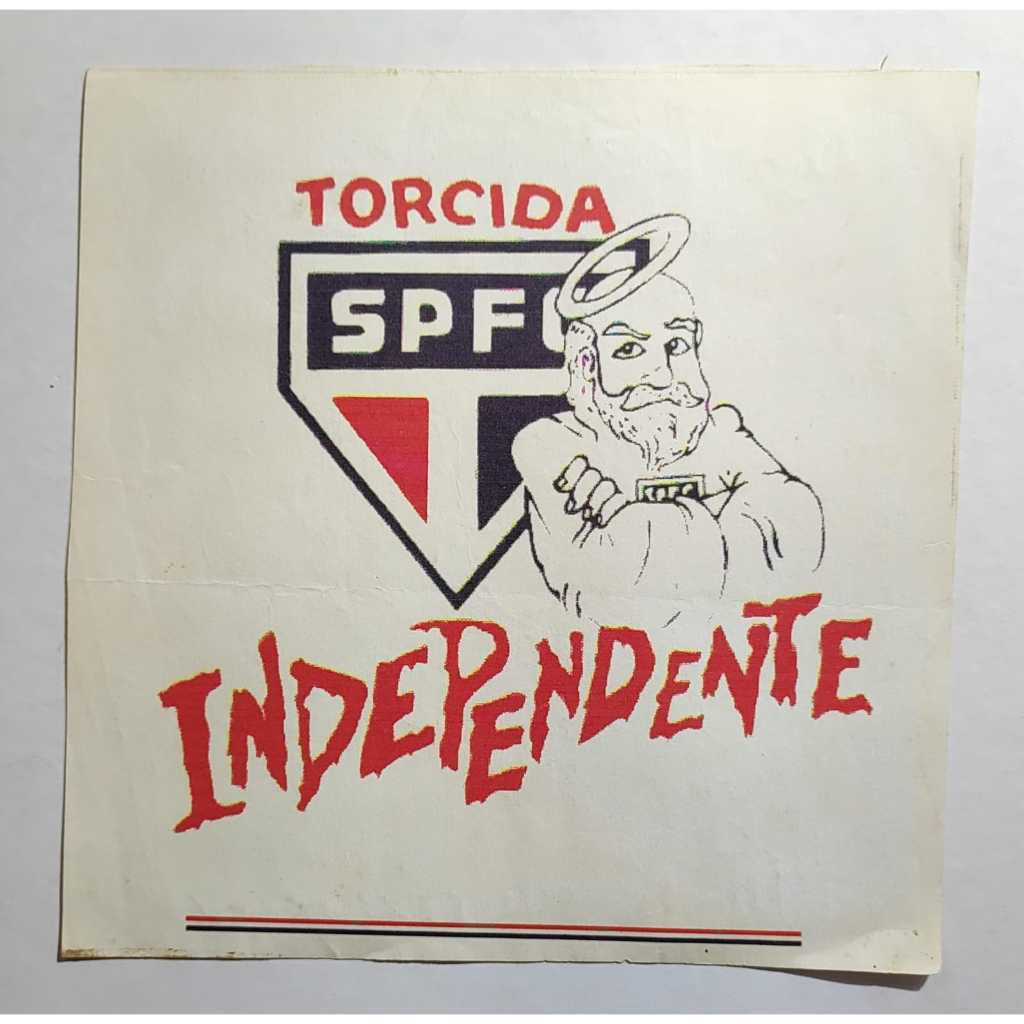 Folheto Escudo Torcida São Paulina Independente SPFC