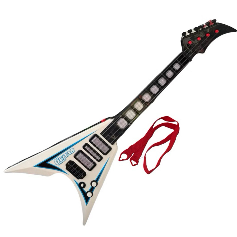 Guitarra Infantil Musical 58cm com Luz e Som – Diversão Garantida Para as Crianças