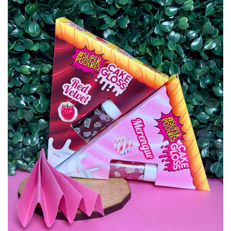Cake Gloss Super Poderes Merengue e Red Velvet 🍰✨