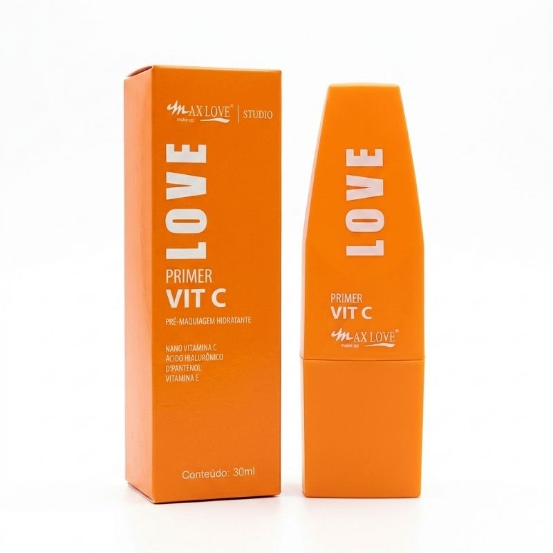 Primer facial Maxlove 30ml - Hidratante ou Vitamina C