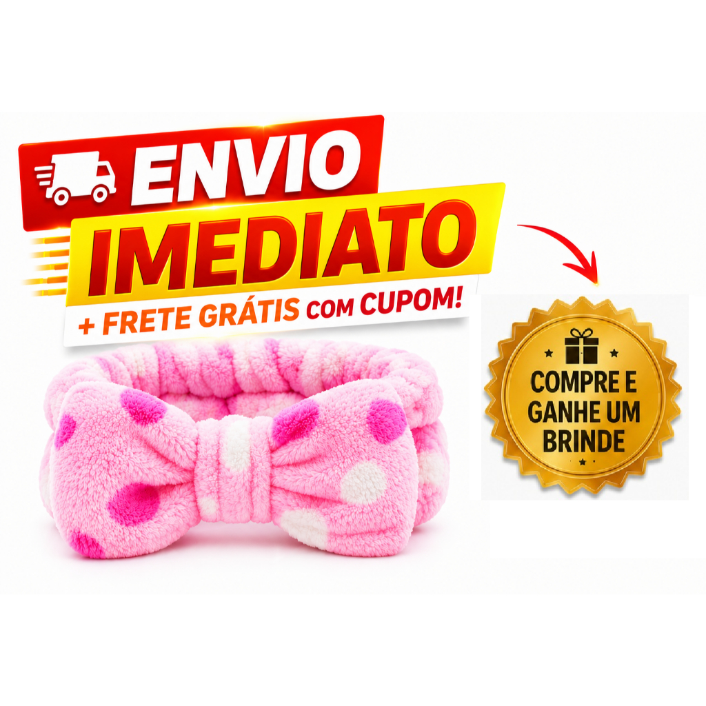 Faixa Laço Para Maquiagem Skincare Toalha Tiara Cabelo Rosto Feminina Faixa de Cabelo Spa Facial