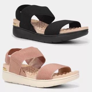 Sandália Modare Flatform Lisa Ultraleve Conforto Feminina Ortopédica Original