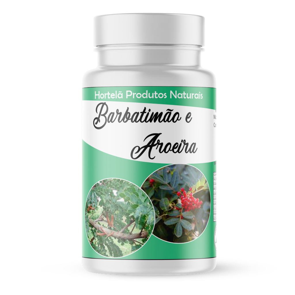 Barbatimão e Aroeira (Bem Estar Feminino) 60 Cápsulas 500mg Natural