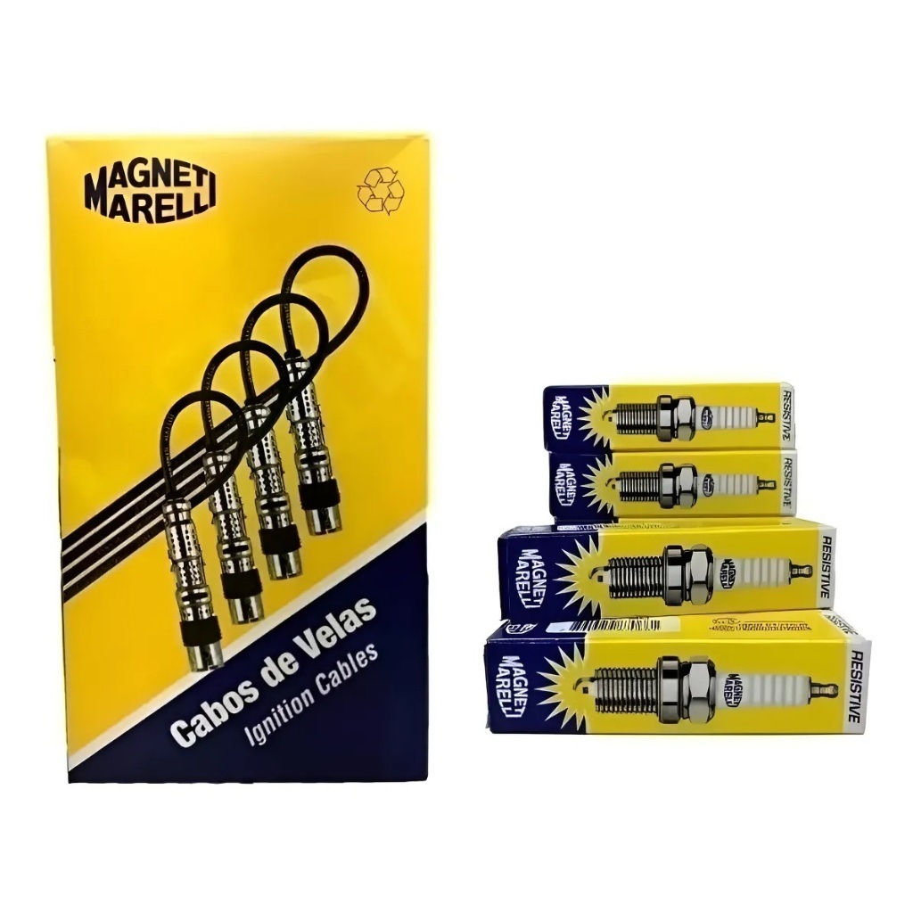 Kit Jogo Cabo E Velas Meriva Corsa Montana 1.8 flex s10 2.4 flex