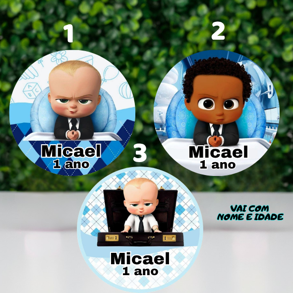 Adesivos Personalizados 5x5 Cm O PODEROSO CHEFINHO  | Rótulos Adesivos |  Etiquetas | Lembrancinha | Decoração