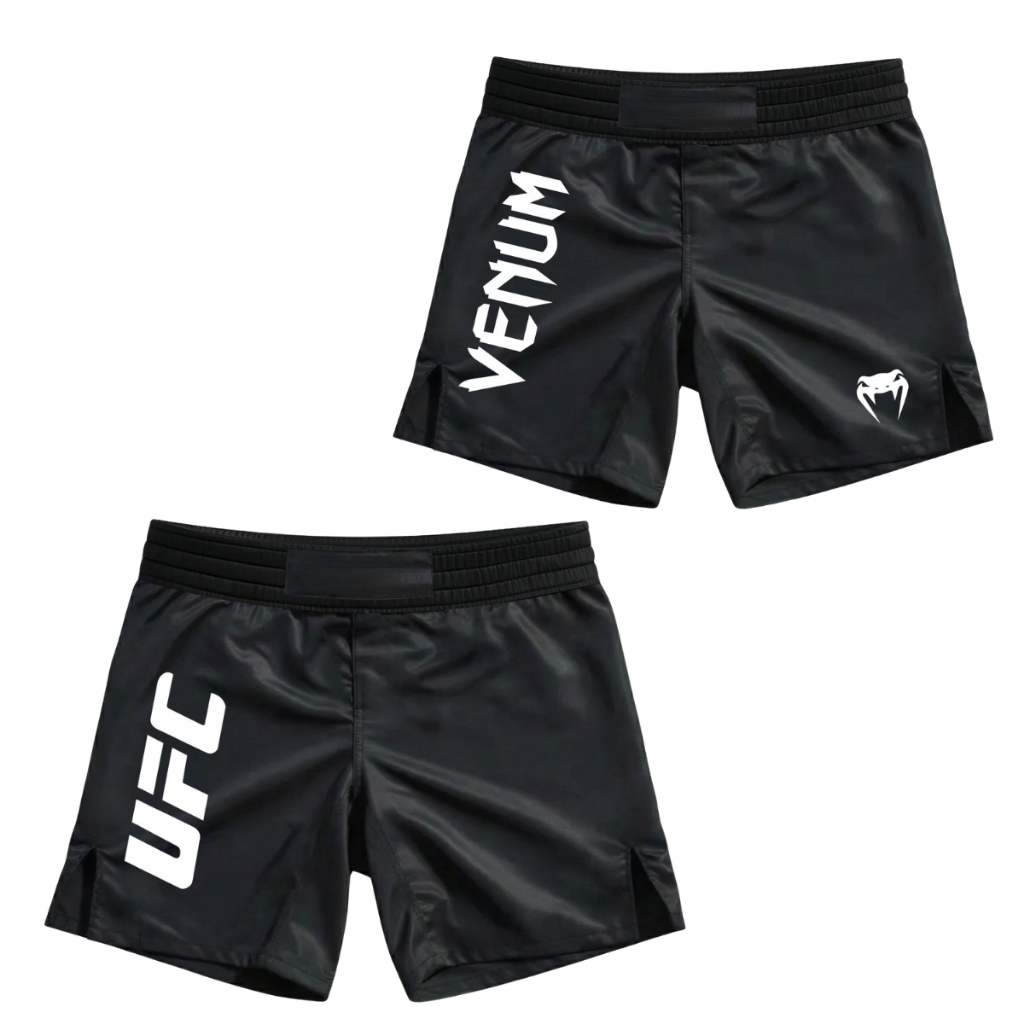 short elastano kit 2 unidades esportes lazer luta academia no gi atividade fisica