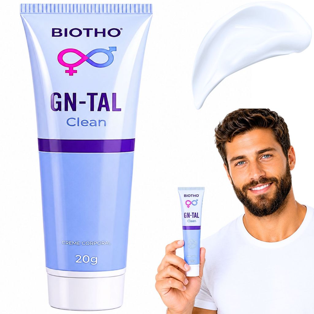 Gn-tal Clean Creme Intimo Masculino Higiene Conforto e Bem Estar - Uso Diário