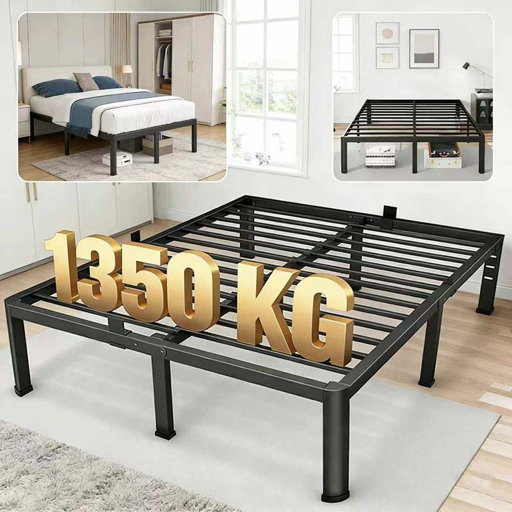 Cama Box Estrado Metálico Dobrável: Solteiro, Casal e Queen | Ripas de Aço Reforçadas, Alta Carga e Montagem Fácil !