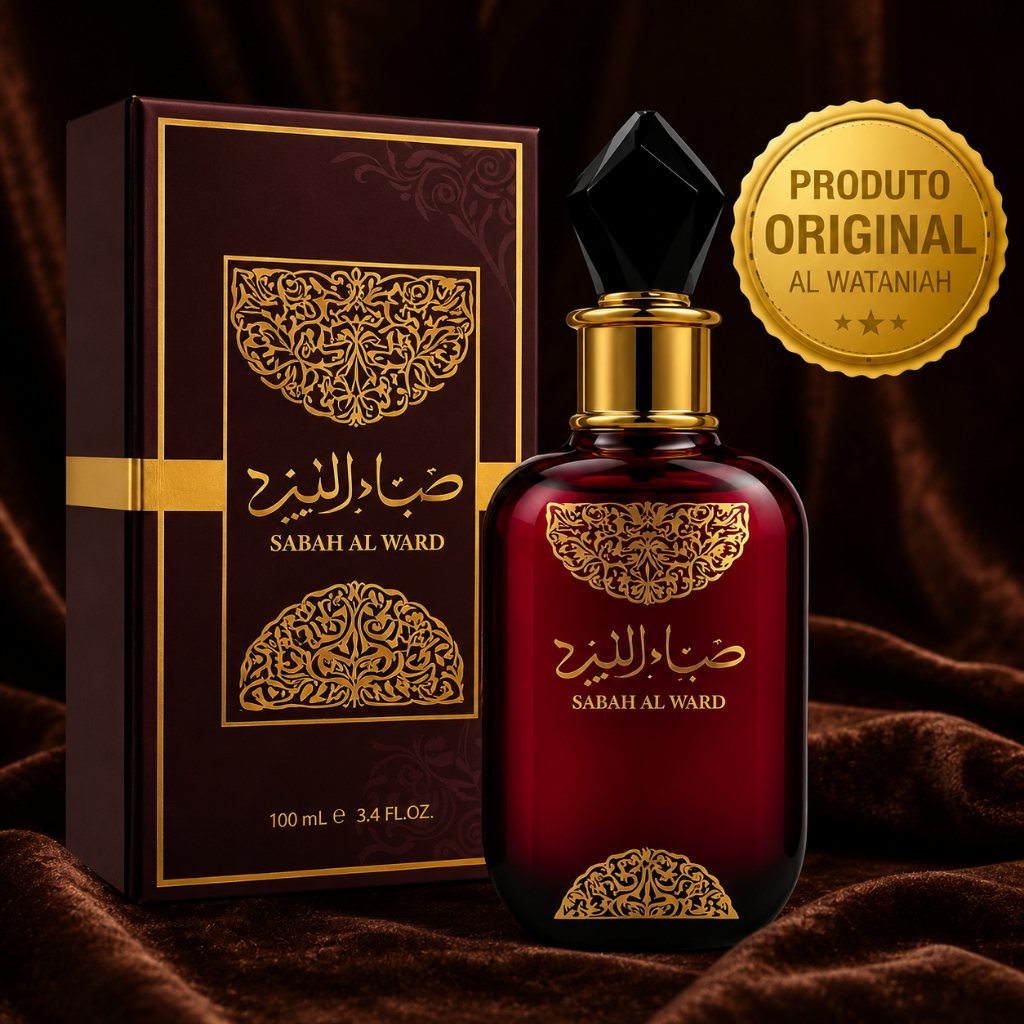 Perfume Árabe Sabah Al Ward Feminino 100ml Alta Fixação Doce Promoção