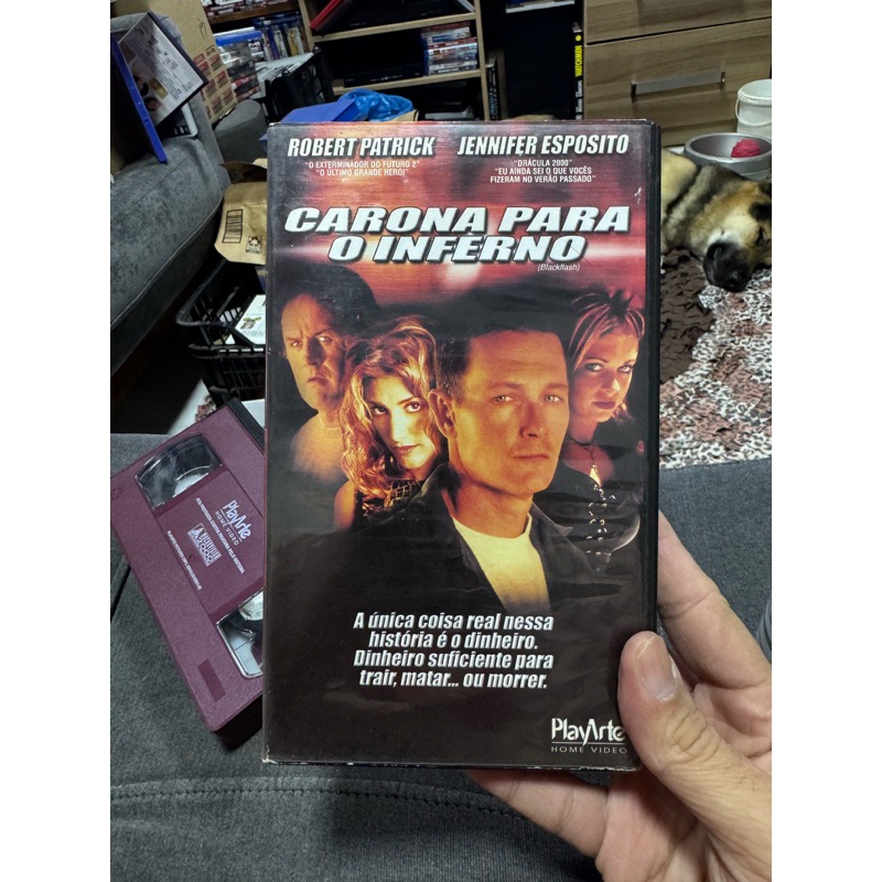 fita vhs carona para o inferno - legendado - original - fotos reais
