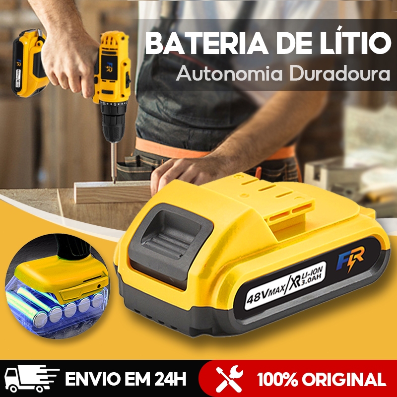 Bateria Para Íon-Lítio 48/21V  Proteção PCB Adequado para furadeiras de lítio e