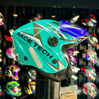 CAPACETE RACE TECH PLAY - FUZZY TIFFANY GREY MESMO CASCO DO AGV BLADE