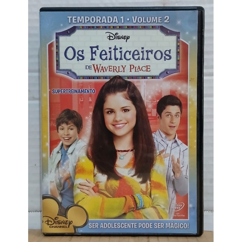 Dvd Os Feiticeiros de Waverly Place - Temporada 1 - Volume 2 - Supertreinamento - Raridade Original Usado
