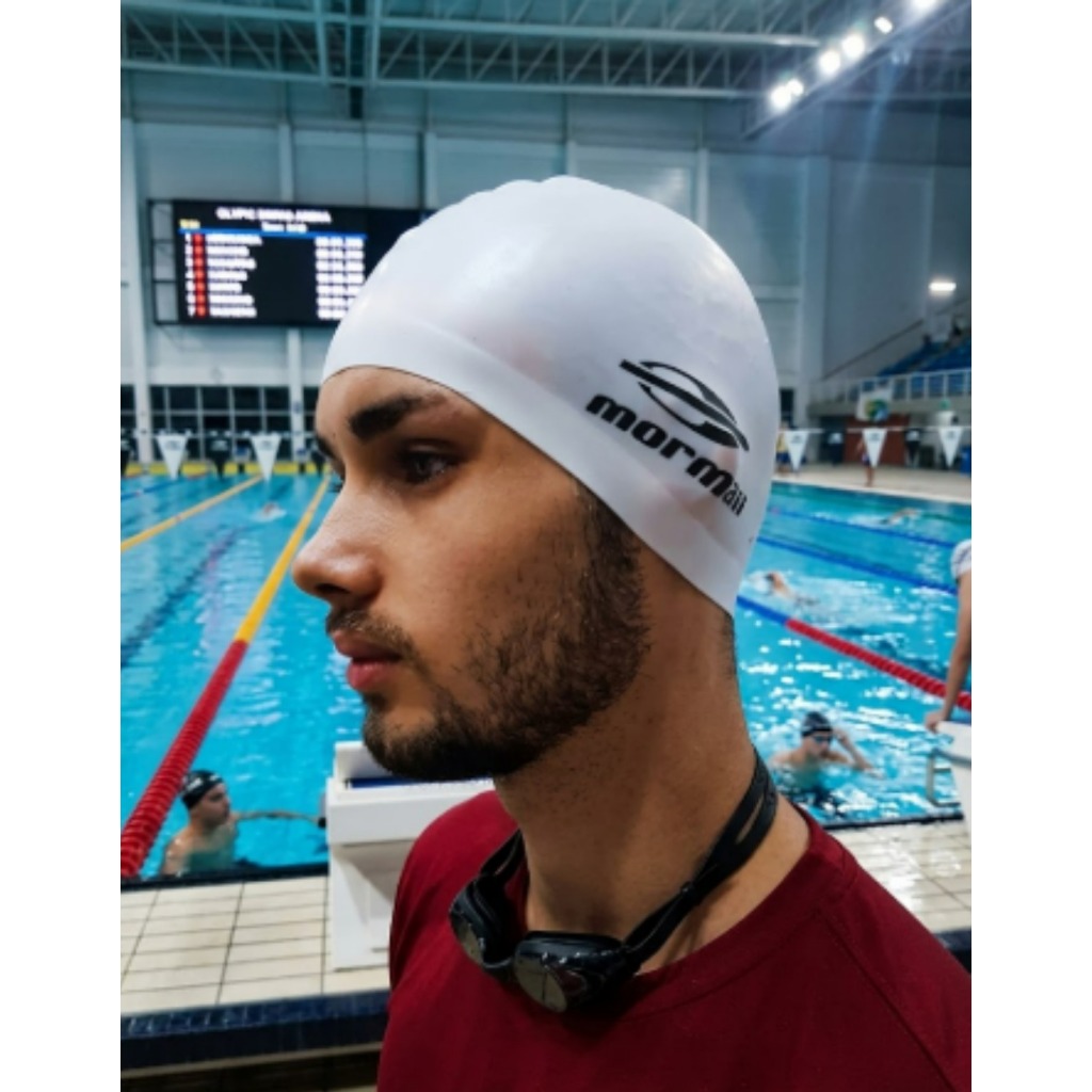 Touca De Natação Mormaii Silicone Flexível Hidroginástica Esportiva